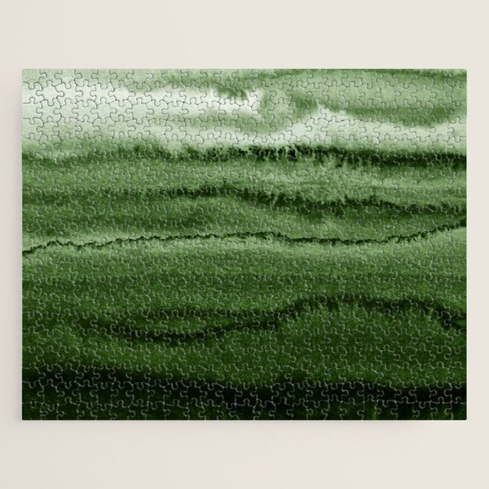 WITHIN THE TIDES FOREST GREEN by Monika Strigel Jigsaw Puzzle Gallery Image 1