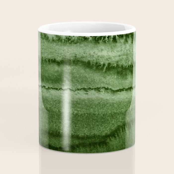 WITHIN THE TIDES FOREST GREEN by Monika Strigel Coffee Mug Gallery Image 4