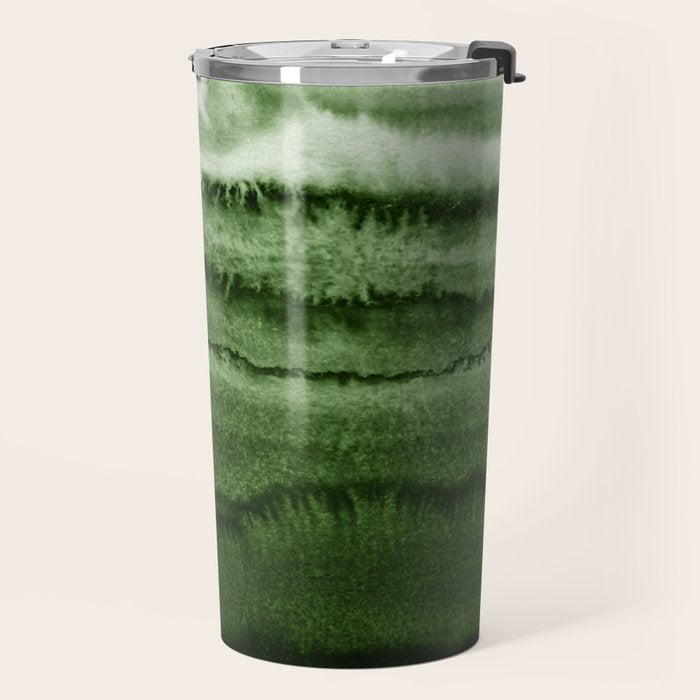 WITHIN THE TIDES FOREST GREEN by Monika Strigel Travel Mug Gallery Image 2