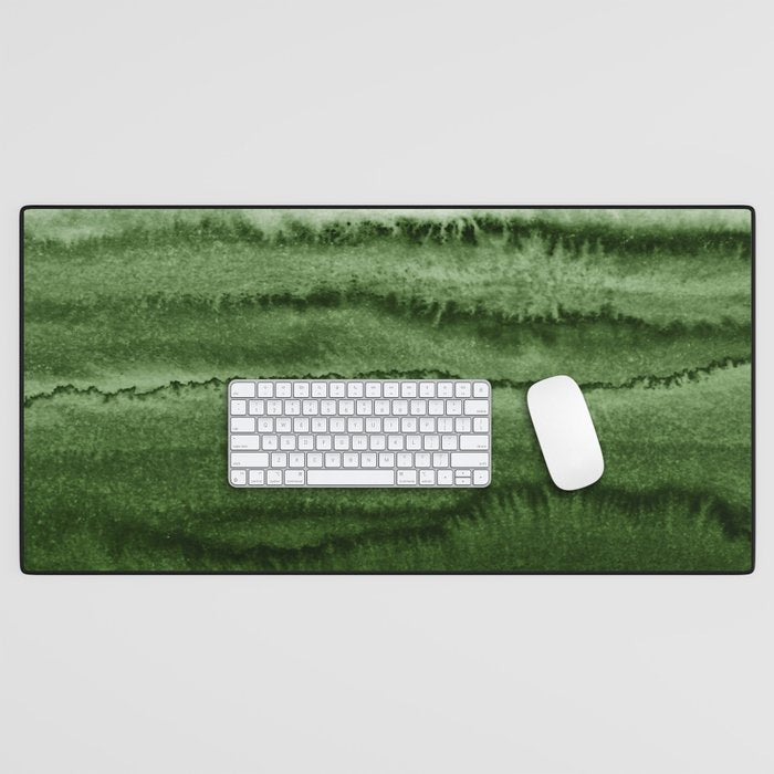 WITHIN THE TIDES FOREST GREEN by Monika Strigel Desk Mat Gallery Image 1