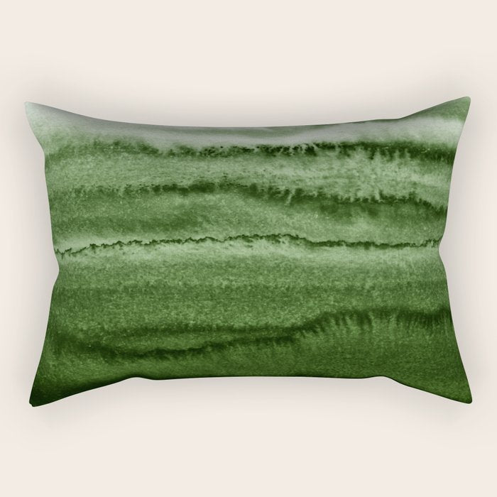 WITHIN THE TIDES FOREST GREEN by Monika Strigel Rectangular Pillow Gallery Image 2