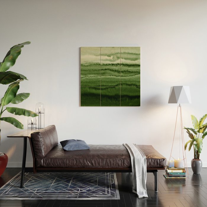 WITHIN THE TIDES FOREST GREEN by Monika Strigel Wood Wall Art Gallery Image 2