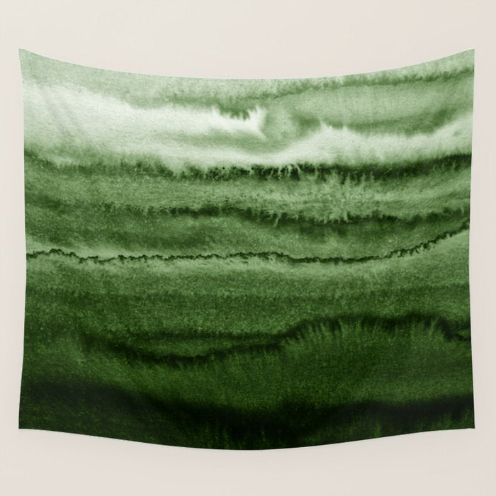 WITHIN THE TIDES FOREST GREEN by Monika Strigel Wall Tapestry Gallery Image 1
