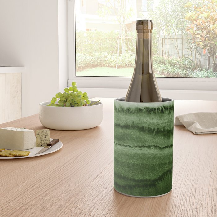 WITHIN THE TIDES FOREST GREEN by Monika Strigel Wine Chiller Gallery Image 4