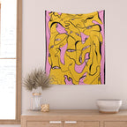 Abstract Figures 3 Wall Tapestry Gallery Image 2
