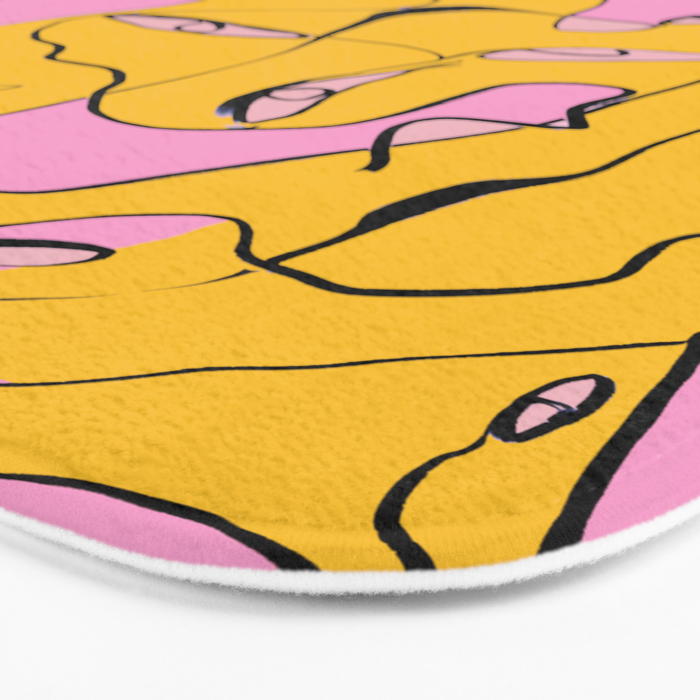 Abstract Figures 3 Bath Mat Gallery Image 3