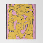 Abstract Figures 3 Throw Blanket Gallery Image 2