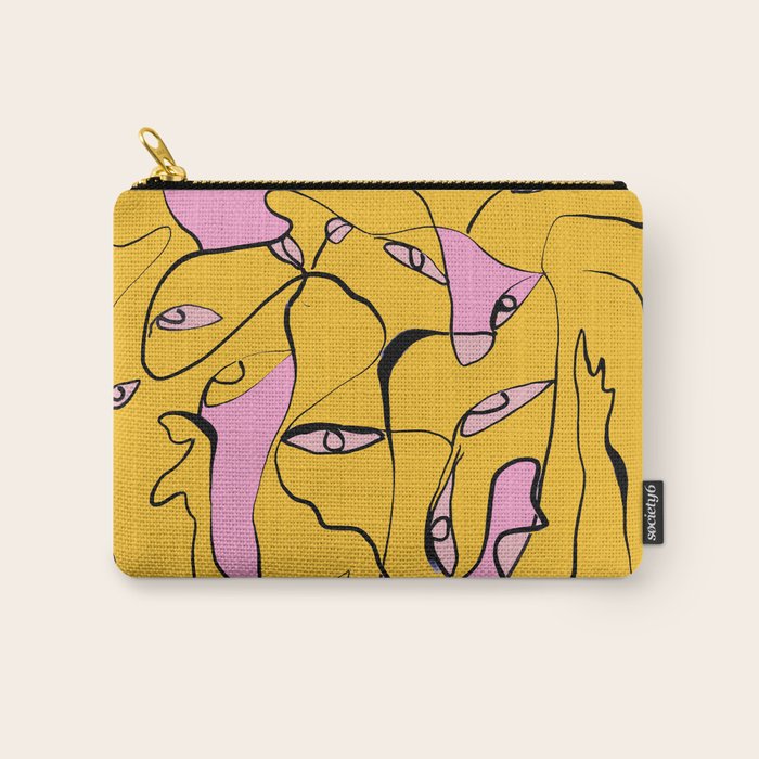 Abstract Figures 3 Carry All Pouch Gallery Image 1