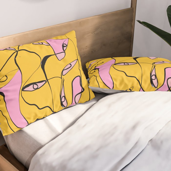 Abstract Figures 3 Pillow Sham Gallery Image 2
