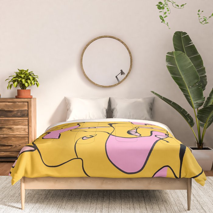 Abstract Figures 3 Comforter Gallery Image 3