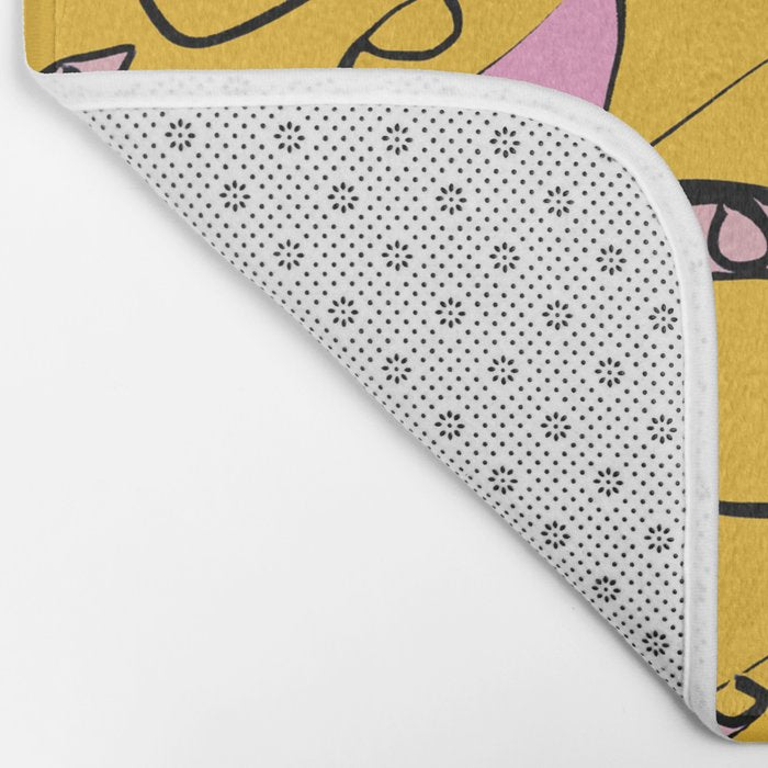 Abstract Figures 3 Bath Mat Gallery Image 2