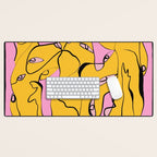 Abstract Figures 3 Desk Mat Gallery Image 1