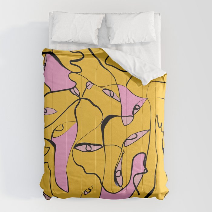 Abstract Figures 3 Comforter Gallery Image 6
