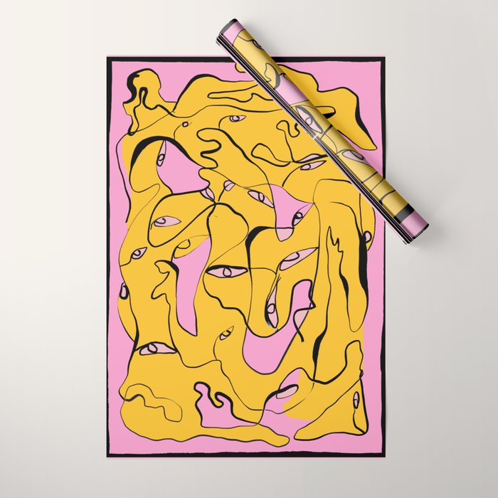 Abstract Figures 3 Wrapping Paper Gallery Image 1