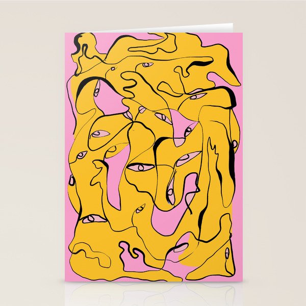 Abstract Figures 3 Stationery Card Gallery Image 2
