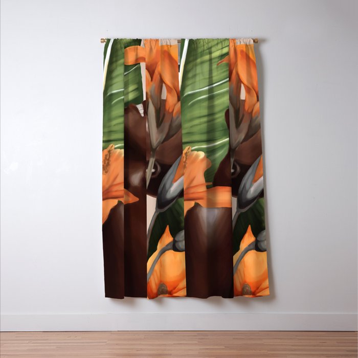 Ethereal Bloom Window Curtain Gallery Image 3