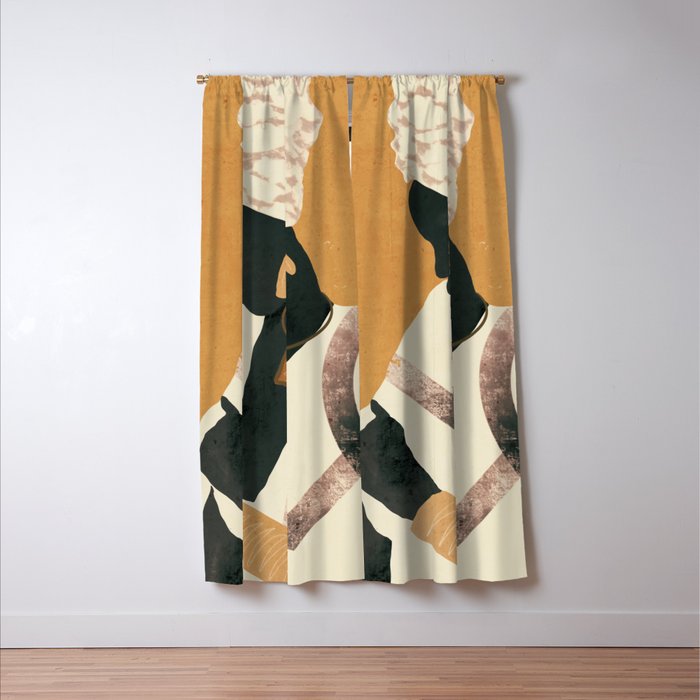 African Woman Window Curtain Gallery Image 3