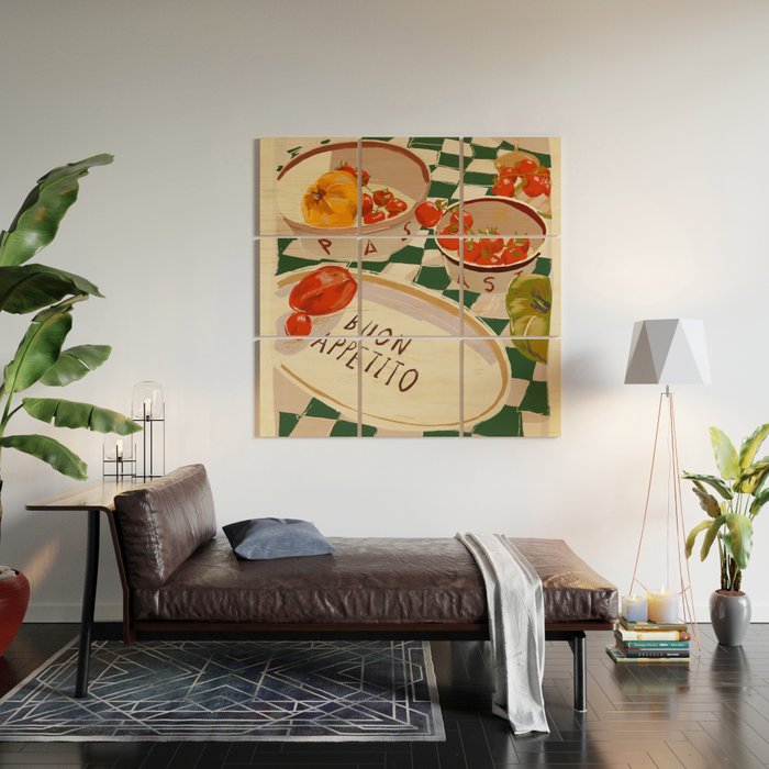 Buon Appetito Wood Wall Art Gallery Image 2