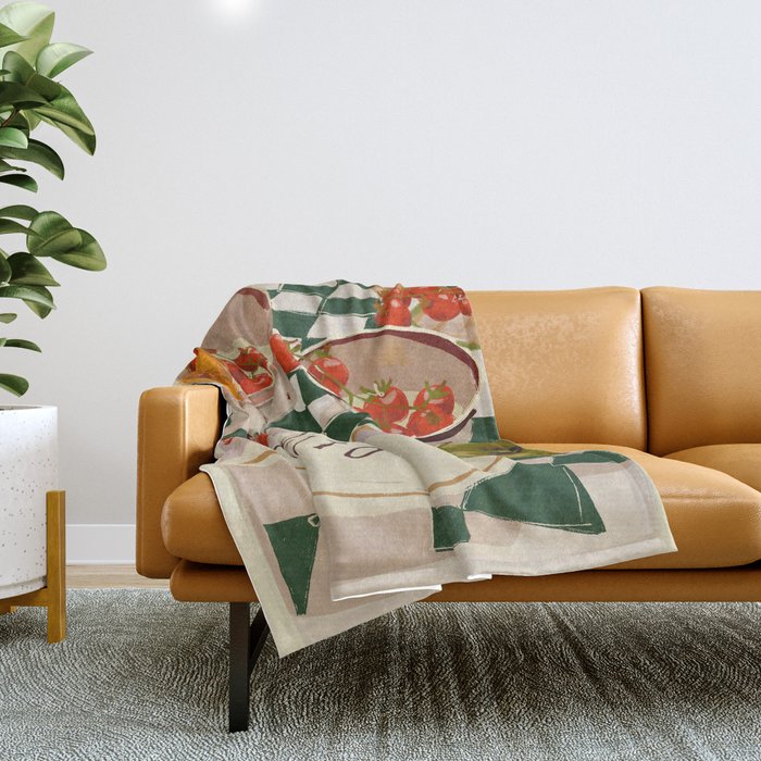 Buon Appetito Throw Blanket Gallery Image 1