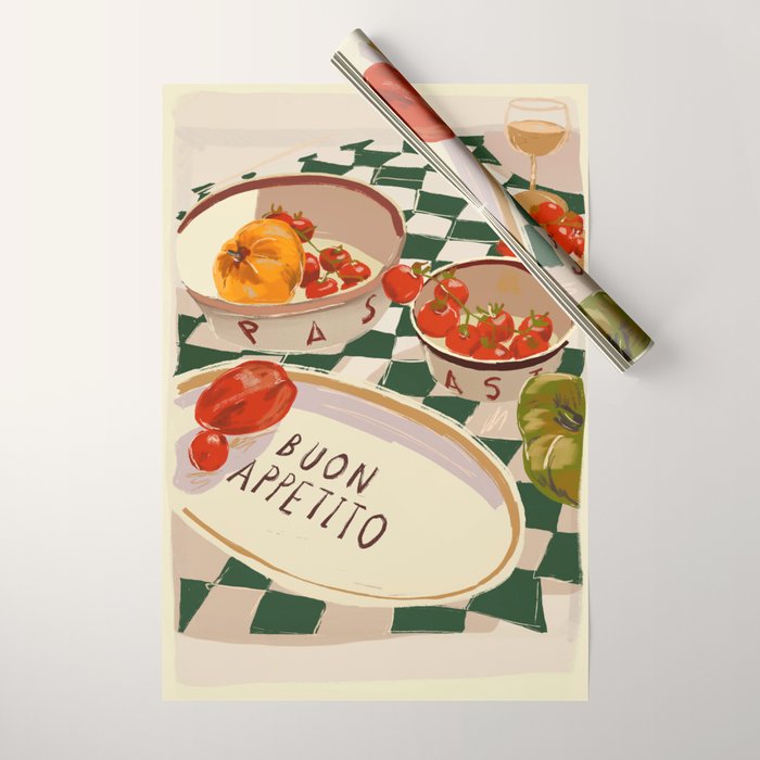 Buon Appetito Wrapping Paper Gallery Image 1
