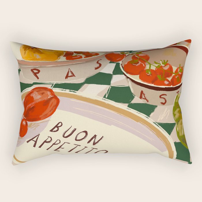 Buon Appetito Rectangular Pillow Gallery Image 2