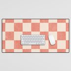 CHECKER - 001 - Guava Desk Mat Gallery Image 1