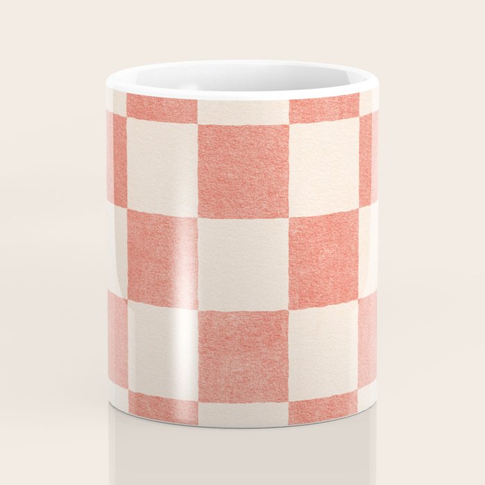 CHECKER - 001 - Guava Coffee Mug Gallery Image 4