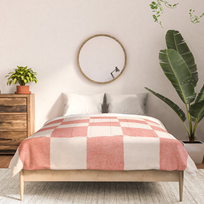CHECKER - 001 - Guava Comforter Gallery Image 3