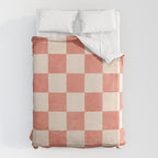 CHECKER - 001 - Guava Duvet Cover Gallery Image 6