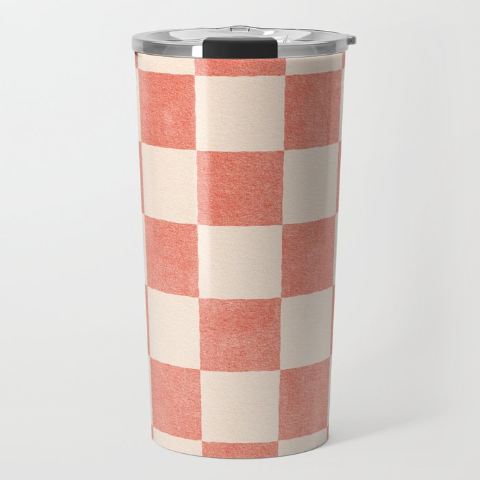 CHECKER - 001 - Guava Travel Mug Gallery Image 1