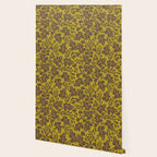Vintage Floral Splash Pattern Wallpaper Gallery Image 2