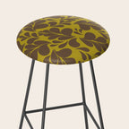 Vintage Floral Splash Pattern Stool Gallery Image 2
