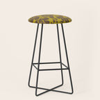 Vintage Floral Splash Pattern Stool Gallery Image 1