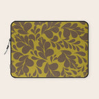Vintage Floral Splash Pattern Laptop Sleeve Gallery Image 1