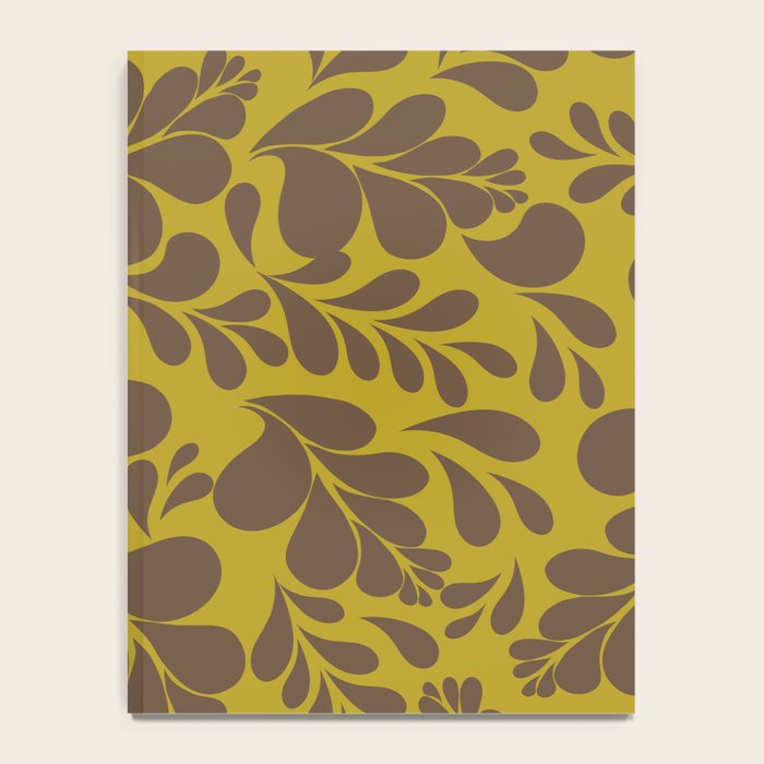 Vintage Floral Splash Pattern Notebook Gallery Image 4