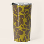 Vintage Floral Splash Pattern Travel Mug Gallery Image 3