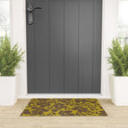 Vintage Floral Splash Pattern Welcome Mat Gallery Image 3