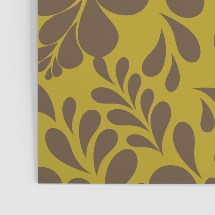 Vintage Floral Splash Pattern Poster Gallery Image 3