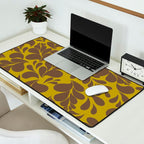 Vintage Floral Splash Pattern Desk Mat Gallery Image 2