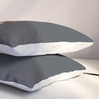Cat and Plant 11 (Black Cats) Pillow Sham Gallery Image 3