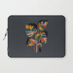 Cat and Plant 11 (Black Cats) Laptop Sleeve Gallery Image 1