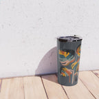 Cat and Plant 11 (Black Cats) Travel Mug Gallery Image 4