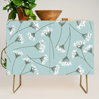 Queen Anne's Lace Floral Pattern Credenza Gallery Image 1
