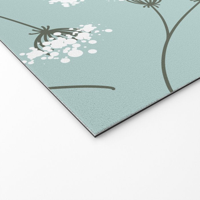 Queen Anne's Lace Floral Pattern Welcome Mat Gallery Image 2