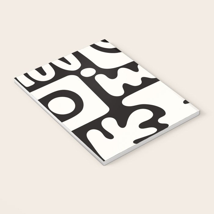 Abstract Black&White Cutouts Notebook Gallery Image 3