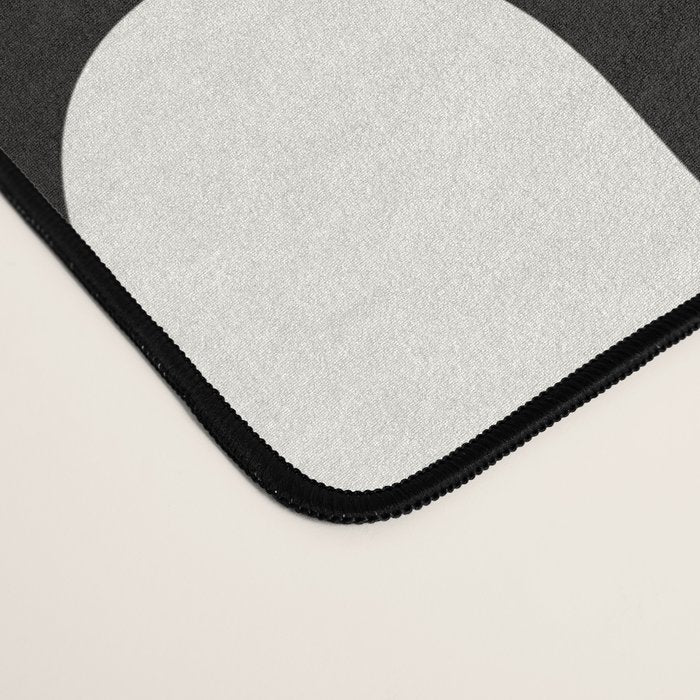 Abstract Black&White Cutouts Desk Mat Gallery Image 4