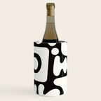 Abstract Black&White Cutouts Wine Chiller Gallery Image 2