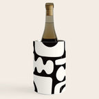 Abstract Black&White Cutouts Wine Chiller Gallery Image 1