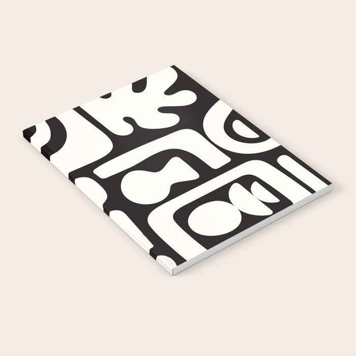 Abstract Black&White Cutouts Notebook Gallery Image 1