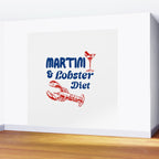 Martini and Lobster Diet Wall Mural Gallery Image 2